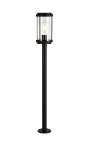 D0551  Reva 100cm Post Lamp 1 Light IP44 Black